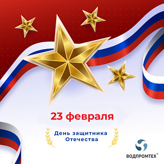 Примите поздравления с Днём защитника Отечества! 